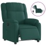 Sillón reclinable eléctrico tela verde oscuro de , Sillones - Ref: Foro24-3205184, Precio: 254,64 €, Descuento: %