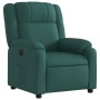 Electric recliner dark green fabric by , Armchairs - Ref: Foro24-3205184, Price: 254,64 €, Discount: %