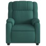 Electric recliner dark green fabric by , Armchairs - Ref: Foro24-3205184, Price: 254,64 €, Discount: %