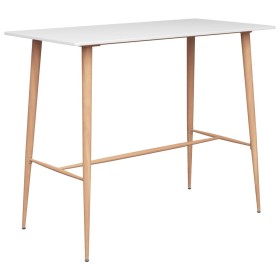 White kitchen high table 120x60x105 cm by vidaXL, Kitchen and dining tables - Ref: Foro24-248145, Price: 136,10 €, Discount: %