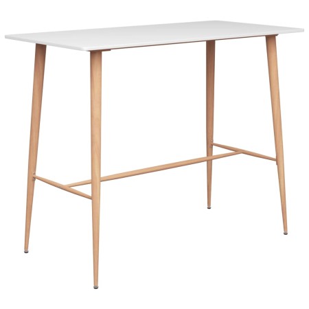 White kitchen high table 120x60x105 cm by vidaXL, Kitchen and dining tables - Ref: Foro24-248145, Price: 139,76 €, Discount: %