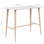 White kitchen high table 120x60x105 cm by vidaXL, Kitchen and dining tables - Ref: Foro24-248145, Price: 139,76 €, Discount: %