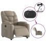 Cappuccino Faux Leather Power Recliner by , Armchairs - Ref: Foro24-3204650, Price: 268,10 €, Discount: %