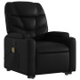 Sillón reclinable de masaje de pie cuero artificial negro de , Sillones - Ref: Foro24-3204665, Precio: 296,99 €, Descuento: %