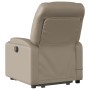 Cappuccino-colored artificial leather foot massage recliner by , Armchairs - Ref: Foro24-3204671, Price: 310,39 €, Discount: %