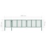 Gartentor aus Stahl 75x495 cm grün von vidaXL, Gartentore - Ref: Foro24-144450, Preis: 405,05 €, Rabatt: %