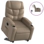 Sillón elevable eléctrico cuero artificial capuchino de , Sillones - Ref: Foro24-3204678, Precio: 328,53 €, Descuento: %