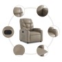 Sillón elevable eléctrico cuero artificial capuchino de , Sillones - Ref: Foro24-3204678, Precio: 328,53 €, Descuento: %