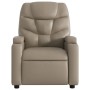 Sillón elevable eléctrico cuero artificial capuchino de , Sillones - Ref: Foro24-3204678, Precio: 328,53 €, Descuento: %