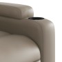 Sillón elevable eléctrico cuero artificial capuchino de , Sillones - Ref: Foro24-3204678, Precio: 328,53 €, Descuento: %