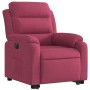 Sillón eléctrico reclinable elevable de terciopelo rojo tinto de , Sillones - Ref: Foro24-3205119, Precio: 367,45 €, Descuent...