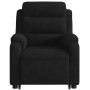 Sillón de masaje reclinable elevable terciopelo negro de , Sillones - Ref: Foro24-3205131, Precio: 378,84 €, Descuento: %