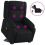 Black synthetic leather electric elevating massage chair by , Armchairs - Ref: Foro24-3205171, Price: 324,20 €, Discount: %