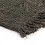 Anthracite gray/brown cotton blanket 125x150 cm by vidaXL, Blankets - Ref: Foro24-133749, Price: 25,75 €, Discount: %