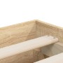 Cama con cajones madera ingeniería roble Sonoma 200x200 cm de , Camas y somieres - Ref: Foro24-3207247, Precio: 205,99 €, Des...