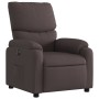 Sillón reclinable eléctrico tela marrón oscuro de , Sillones - Ref: Foro24-3204805, Precio: 251,98 €, Descuento: %