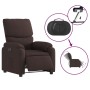 Sillón reclinable eléctrico tela marrón oscuro de , Sillones - Ref: Foro24-3204805, Precio: 251,98 €, Descuento: %