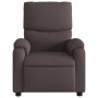 Sillón reclinable eléctrico tela marrón oscuro de , Sillones - Ref: Foro24-3204805, Precio: 251,98 €, Descuento: %