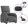 Sillón reclinable de masaje eléctrico tela gris oscuro de , Sillones - Ref: Foro24-3204813, Precio: 266,37 €, Descuento: %