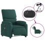 Electric massage recliner dark green fabric by , Armchairs - Ref: Foro24-3204818, Price: 282,57 €, Discount: %