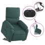 Sillón reclinable elevable tela verde oscuro de , Sillones - Ref: Foro24-3204830, Precio: 265,33 €, Descuento: %