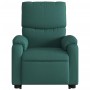 Sillón reclinable elevable tela verde oscuro de , Sillones - Ref: Foro24-3204830, Precio: 265,33 €, Descuento: %