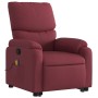 Sillón reclinable de masaje elevable tela rojo tinto de , Sillones - Ref: Foro24-3204839, Precio: 286,50 €, Descuento: %