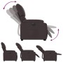 Sillón eléctrico reclinable elevable de tela marrón oscuro de , Sillones - Ref: Foro24-3204853, Precio: 312,72 €, Descuento: %