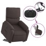 Sillón eléctrico reclinable elevable de tela marrón oscuro de , Sillones - Ref: Foro24-3204853, Precio: 312,72 €, Descuento: %