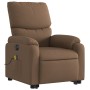 Sillón de masaje eléctrico reclinable elevable tela marrón de , Sillones - Ref: Foro24-3204864, Precio: 316,35 €, Descuento: %