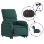 Sillón masaje eléctrico reclinable elevable tela verde oscuro de , Sillones - Ref: Foro24-3204866, Precio: 340,65 €, Descuent...