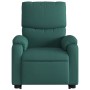 Electric massage chair with adjustable recliner, dark green fabric by , Armchairs - Ref: Foro24-3204866, Price: 332,99 €, Dis...