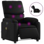 Black synthetic leather electric reclining massage chair by , Armchairs - Ref: Foro24-3204879, Price: 257,99 €, Discount: %