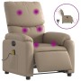 Cappuccino Synthetic Leather Electric Massage Recliner by , Armchairs - Ref: Foro24-3204885, Price: 273,68 €, Discount: %