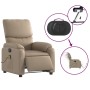 Sillón reclinable de masaje eléctrico cuero sintético capuchino de , Sillones - Ref: Foro24-3204885, Precio: 273,68 €, Descue...