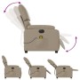 Cappuccino Synthetic Leather Electric Massage Recliner by , Armchairs - Ref: Foro24-3204885, Price: 273,68 €, Discount: %