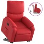 Sillón reclinable elevable cuero artificial rojo de , Sillones - Ref: Foro24-3204891, Precio: 283,96 €, Descuento: %