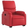 Sillón reclinable elevable cuero artificial rojo de , Sillones - Ref: Foro24-3204891, Precio: 283,96 €, Descuento: %