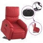 Sillón reclinable elevable cuero artificial rojo de , Sillones - Ref: Foro24-3204891, Precio: 283,96 €, Descuento: %