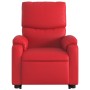 Sillón reclinable elevable cuero artificial rojo de , Sillones - Ref: Foro24-3204891, Precio: 283,96 €, Descuento: %