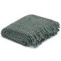 Dark green cotton blanket 125x150 cm by vidaXL, Blankets - Ref: Foro24-133758, Price: 25,75 €, Discount: %