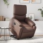 Brown Faux Leather Power Lift Recliner by , Armchairs - Ref: Foro24-3204902, Price: 323,66 €, Discount: %