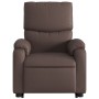 Brown synthetic leather electric lift massage chair by , Armchairs - Ref: Foro24-3204909, Price: 340,29 €, Discount: %