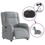 Sillón reclinable de masaje eléctrico tela gris claro de , Sillones - Ref: Foro24-3205190, Precio: 285,15 €, Descuento: %