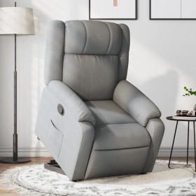 Sillón reclinable elevable de tela gris claro de , Sillones - Ref: Foro24-3205202, Precio: 274,40 €, Descuento: %