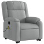 Sillón de masaje reclinable de pie de tela gris claro de , Sillones - Ref: Foro24-3205214, Precio: 297,99 €, Descuento: %