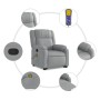 Sillón de masaje reclinable de pie de tela gris claro de , Sillones - Ref: Foro24-3205214, Precio: 297,99 €, Descuento: %