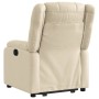 Sillón eléctrico reclinable elevable de tela color crema de , Sillones - Ref: Foro24-3205235, Precio: 314,78 €, Descuento: %