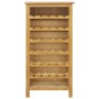 Solid oak wood wine rack 56x32x110 cm by vidaXL, Wine racks - Ref: Foro24-247464, Price: 175,95 €, Discount: %