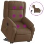 Brown Fabric Liftable Reclining Electric Massage Chair by , Armchairs - Ref: Foro24-3205242, Price: 336,84 €, Discount: %